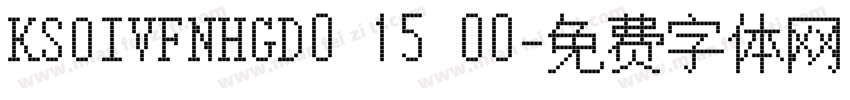KSOIVFNHGD0 15 00字体转换